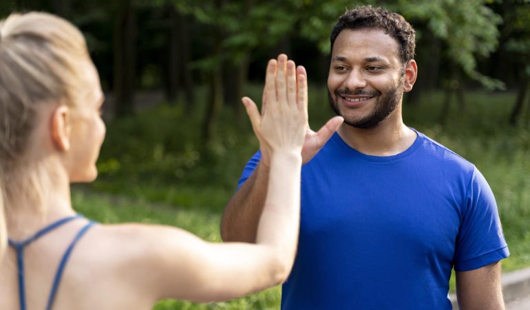 close-up-people-high-five